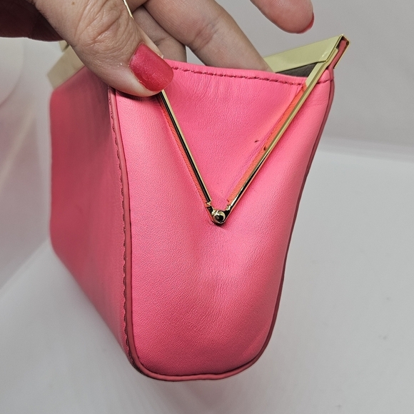 J. Crew Factory pink and gold clutch - Picture 9 of 11